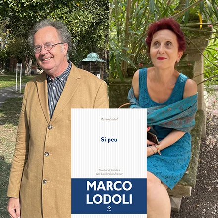 Photo de Marco Lodoli et Louise Boudonnat