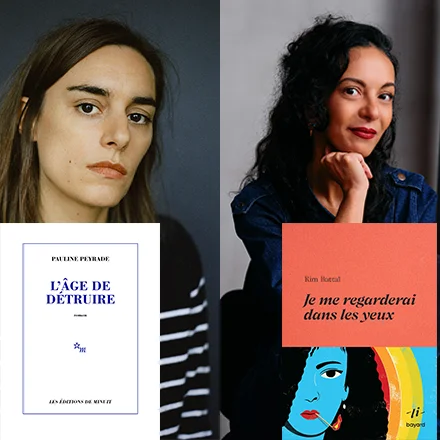 Portraits de Pauline Peyrade et Rim Battal avec leur livre