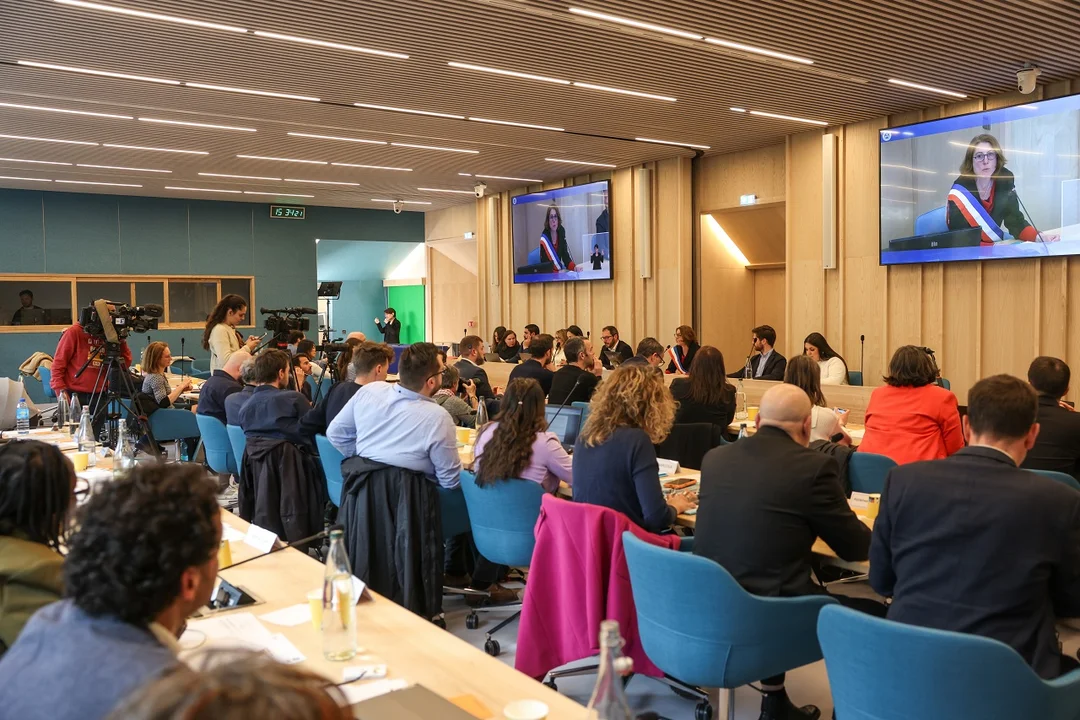 Vue de la salle du Conseil municipal